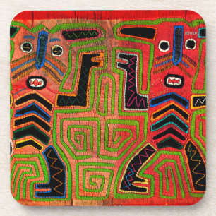 Kuna Indian Twin Spirits Coaster