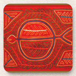 Kuna Mola Stingray Coaster