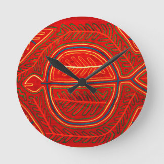 Kuna Mola Stingray Round Clock