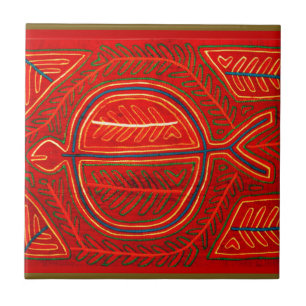 Kuna Mola Stingray Tile