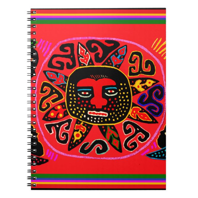 Kuna Tribal Del Sol Notebook (Front)