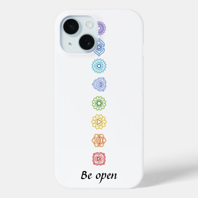 Kundalini Yoga Chakras Be Open Case-Mate iPhone Case (Back)