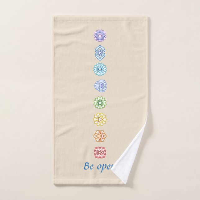 Kundalini Yoga Chakras être ouvert (Serviette à main)