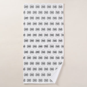 Kundenspezifische Logo-Geschäfte Bath Towel