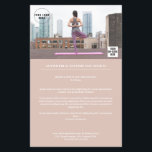 Kundenspezifischer Foto Flyer<br><div class="desc">Kundenspezifischer Foto-Flyer in Beige - Braun. Gut geeignet für Yoga, Fitness und andere Dienstleistungen. Editieren Sie ihr Produkt einfach in dem Sie ihr Foto / Logo/ QR Code hochladen und ihren Text eingeben. Sie können die Schriftart, Farbe und die Position individuell durch "weitere Personalisierung" auswählen.</div>