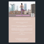Kundenspezifischer Foto Flyer<br><div class="desc">Kundenspezifischer Foto-Flyer in Beige - Braun. Gut geeignet für Yoga, Fitness und andere Dienstleistungen. Editieren Sie ihr Produkt einfach in dem Sie ihr Foto / Logo/ QR Code hochladen und ihren Text eingeben. Sie können die Schriftart, Farbe und die Position individuell durch "weitere Personalisierung" auswählen.</div>