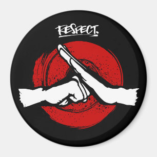 Kung Fu - Arts martiaux - Respect Magnet