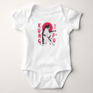 Kung Fu Cat Baby Bodysuit