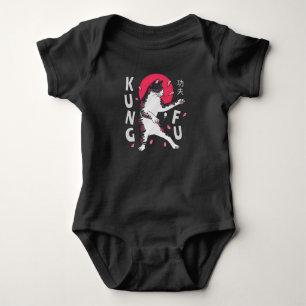 Kung Fu Cat Baby Bodysuit