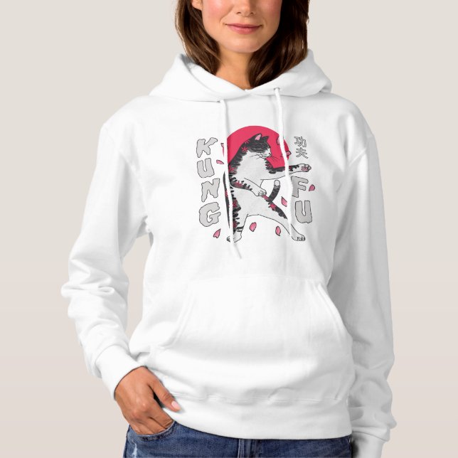 Kung Fu Cat Hoodie (Front)