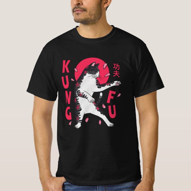 Kung Fu Cat T-Shirt (Front)