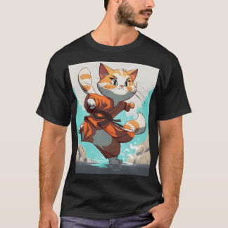 Kung Fu cat  T-Shirt