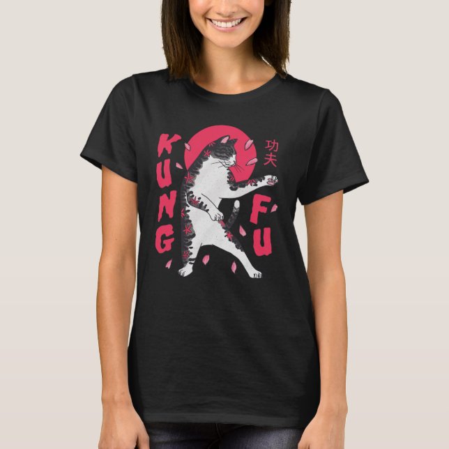 Kung Fu Cat T-Shirt (Front)