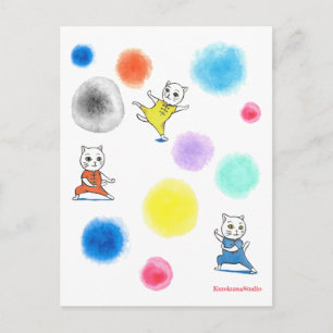 Kung-Fu Cats Postcard