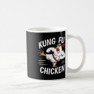 Kung Fu Chicken Funny Karate Rooster Women Men Chi Coffee Mug