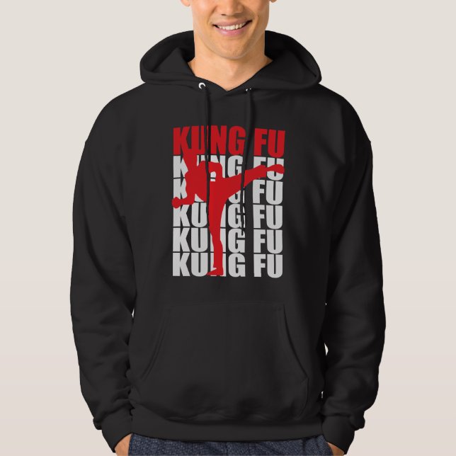 Kung Fu Dark Hoodie (Front)