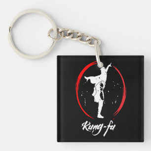 Kung fu design keychain