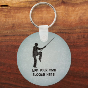 Kung Fu Fighting Technique - own text both sides Keychain