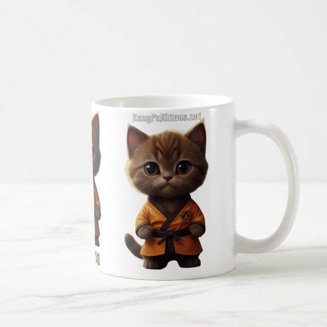  Kung Fu Kittens Mug (PanPoo) (Right)