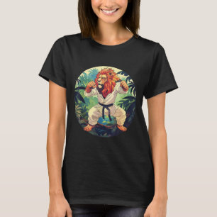 Kung Fu Lion Forest Mma Kickboxing Judo Taekwondo T-Shirt