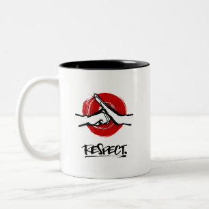 Kung Fu - Martial Arts - Respect Two-Tone Coffee Mug