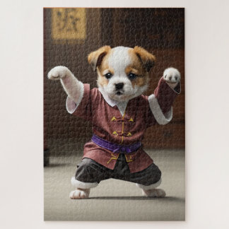 kung-fu master puppies jigsaw puzzle