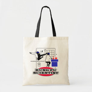 Kung Fu Scientist Tote Bag