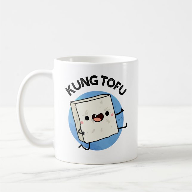 Kung Tofu Funny Kungfu Tofu Pun  Coffee Mug (Left)
