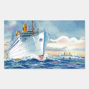 Kungsholm and Gripsholm at Sea Sticker