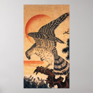 Kuniyoshi Hawk Poster