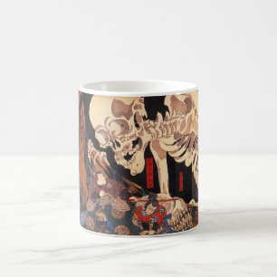 Kuniyoshi Skeleton Mug