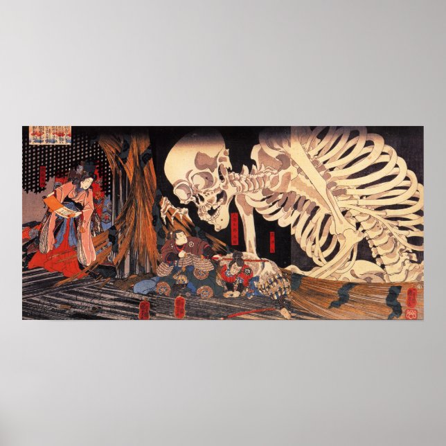 Kuniyoshi Skeleton Poster (Front)