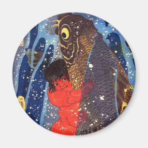 Kuniyoshi Utagawa "Sakata Kaidomaru" , Utagawa Kun Magnet