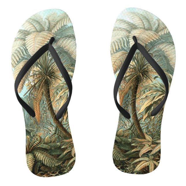 Kunstformen der Natur, Filicinae - Ernst Haeckel Flip Flops (Footbed)