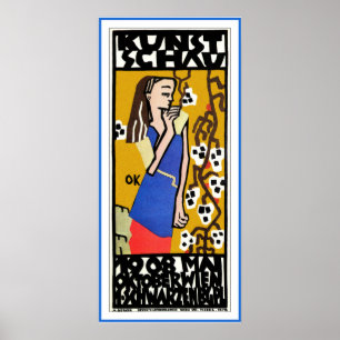 Kunstschau Wien Art Exhibition Poster - Kokoschka