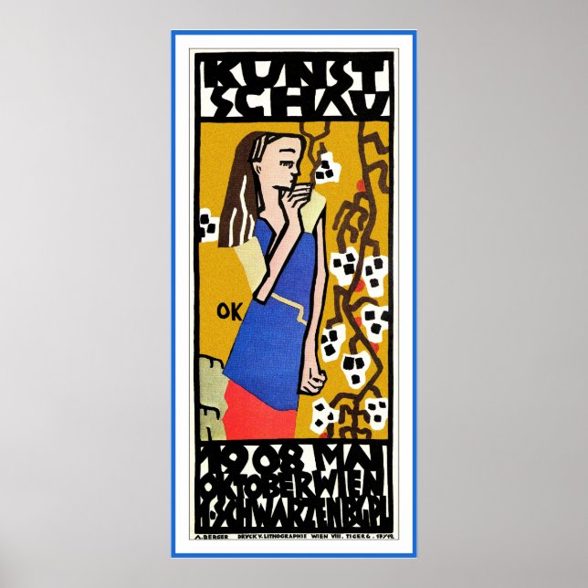 Kunstschau Wien Art Exhibition Poster - Kokoschka (Front)