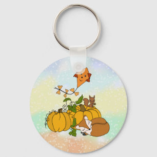 Kürbis keychain