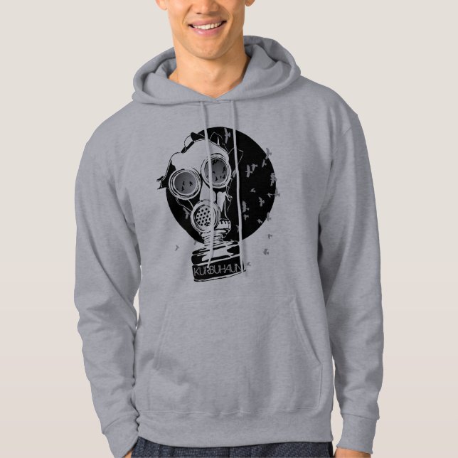 Kurbuhaun Gas Mask Hoodie (Front)