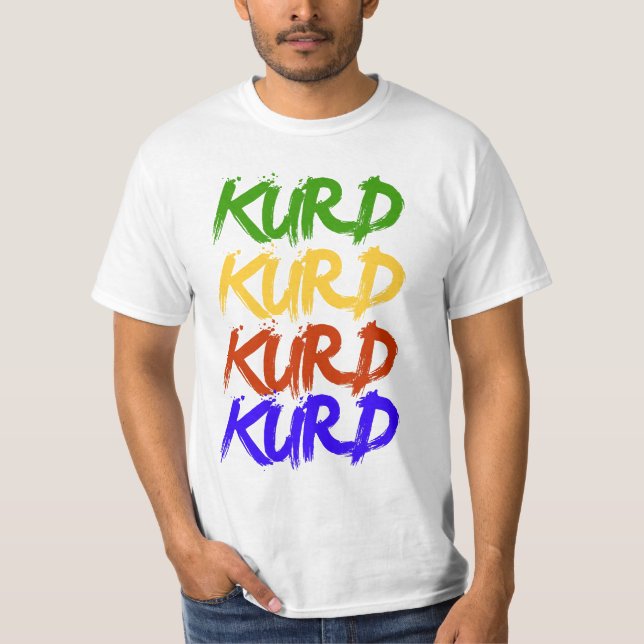 Kurd in Colours T-Shirt (Front)