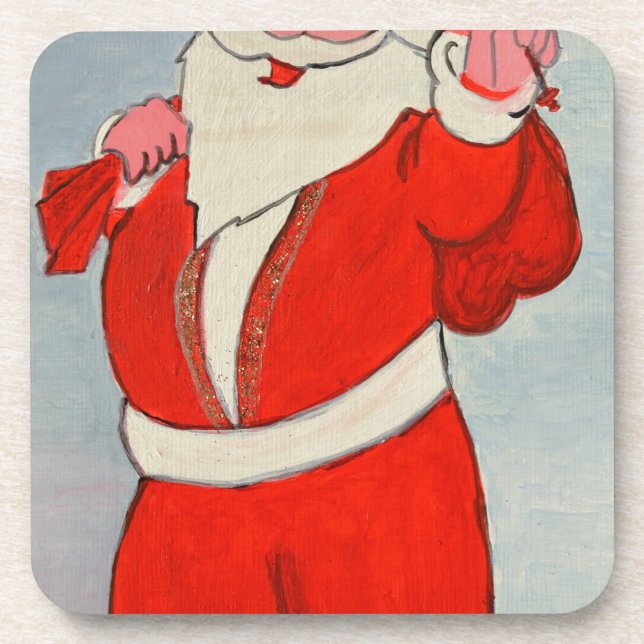 Kurdish Santa Coaster (Front)