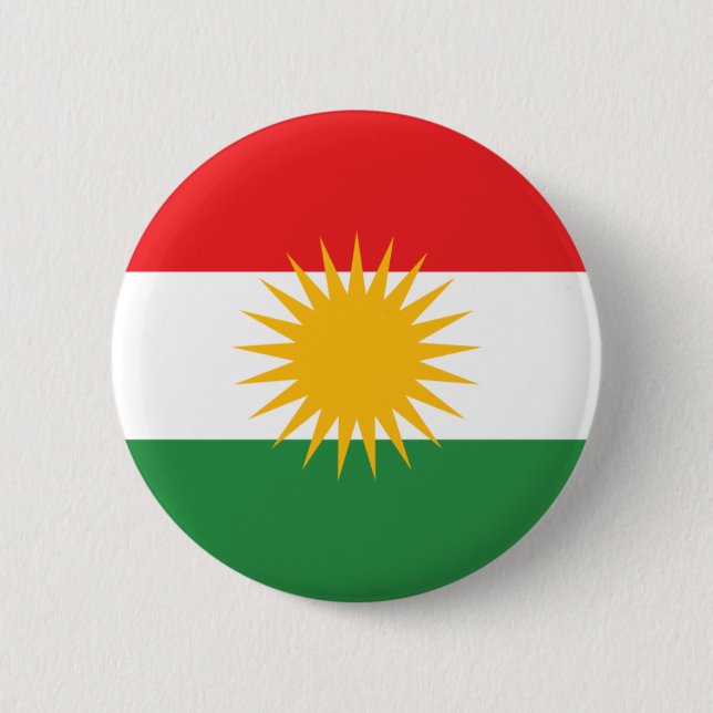 kurdistan 2 inch round button (Front)