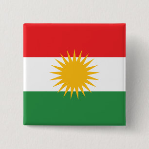 Kurdistan, Democratic Republic of the Congo 2 Inch Square Button