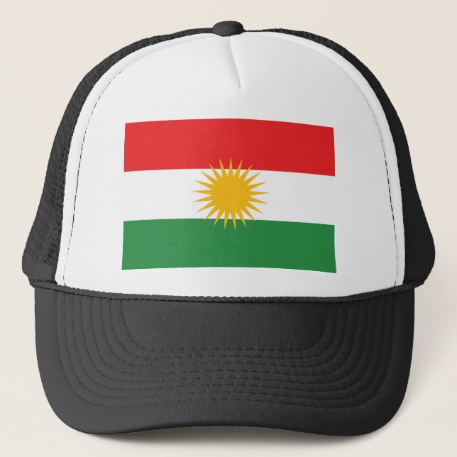 Kurdistan ethnic flag trucker hat (Front)