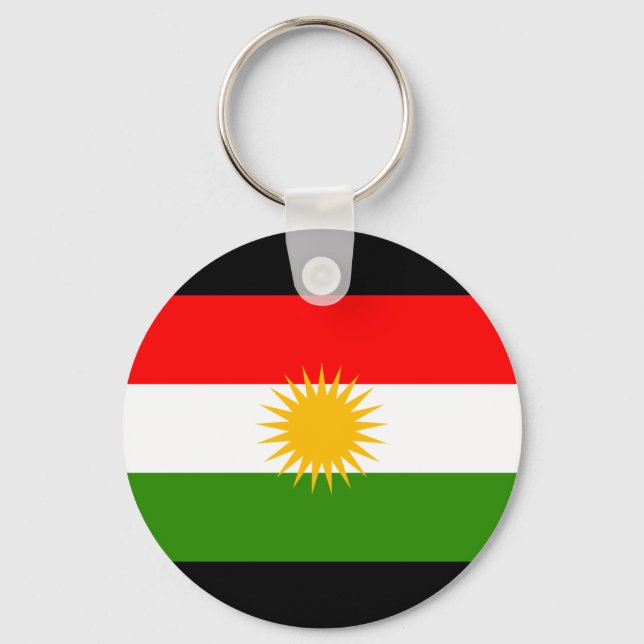 Kurdistan Flag Keychain (Front)