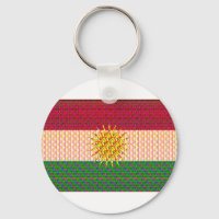 Kurdistan Flag Psychedelic