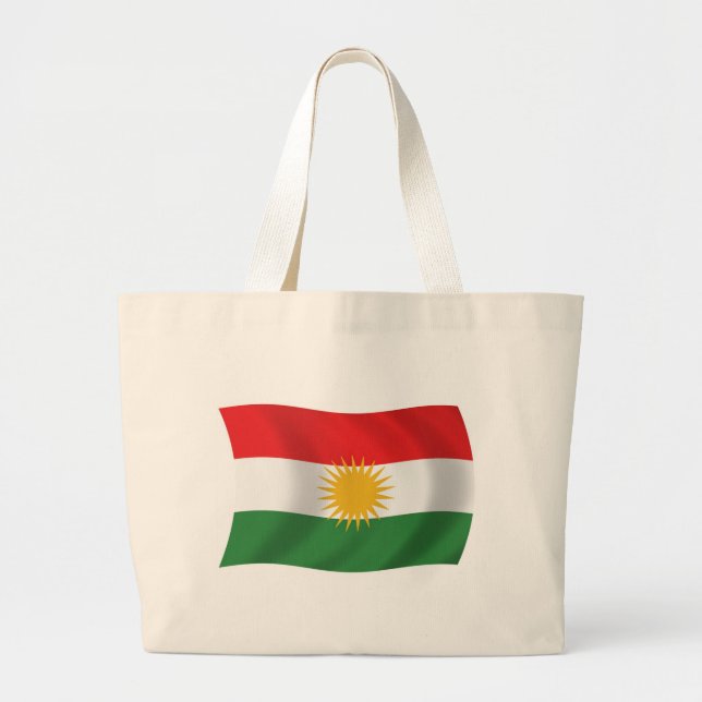 Kurdistan Flag Tote Bag (Front)