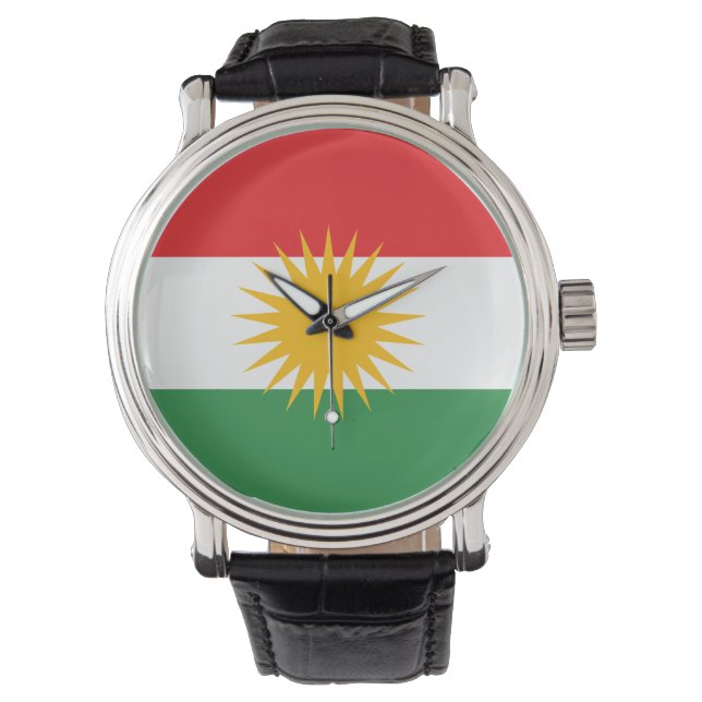 Kurdistan Flag Watch (Front)