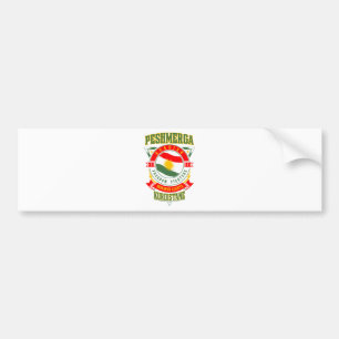 kurdistan KURDISTAN Peshmerga Freedom Warrior Bumper Sticker