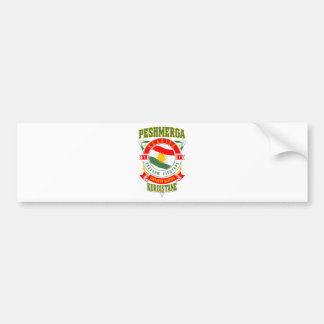 kurdistan KURDISTAN Peshmerga Freedom Warrior Bumper Sticker