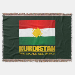 Kurdistan (One People, One Nation) Throw Blanket
